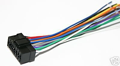 SONY wire WIRING Harness cdx2250 cdx 2250 sy16 sony cdx gt310 wiring harness 