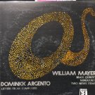 William Mayer Dominick Argento Brass Quintet Miniatures Two News Items Letters Composers CRI 291