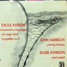 Pleskow John Harbison Roger Johnson 9 Players Vege Viene Bagatelles Parody-Fantasia Quintet CRI 293