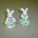 porcelain bunny figurines very cute easter figs