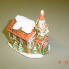 lefton christmas church figure with label nice