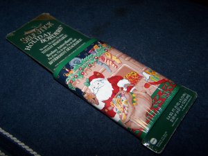holiday border self stick nib 1995 santa's toys