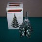 clear glass christmas tree figure handmade action industries 1987