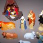 small nativity figures lot of figures
