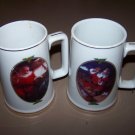 coca cola christmas coffee mugs very cute 1996