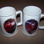 coca cola christmas coffee mugs very cute 1996
