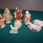 nativity figures porcelain lot of figures
