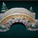 mervyn's village square christmas village bridge 1991