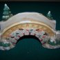 mervyn's village square christmas village bridge 1991