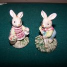 boy and girl bunny figures easter bunny figures cute
