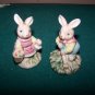 boy and girl bunny figures easter bunny figures cute