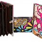 NEW LADIES DESIGNER INSPIRED CLUTCH WALLET BAG PURSE NT