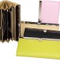 NEW LADIES DESIGNER INSPIRED CLUTCH WALLET BAG PURSE NT