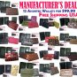 NEW LADIES DESIGNER INSPIRED FLAT WALLET PURSE BULK LOT