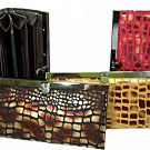 NEW DESIGNER INSPIRED CROCO CLUTCH WALLET BAG PURSE NTW