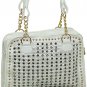 Rhinestone Stud Croc. Skin Print Handbag Ladies Designer Inspired Purse