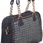 Rhinestone Stud Croc. Skin Print Handbag Ladies Designer Inspired Purse