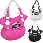 Designer Inspired Two Tone Leather Buckle Handbag Purse Bag Pink White Green
