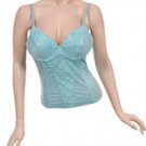 Sexy Blue Corset Bustier Lace Party Clubwear S M L