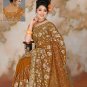 Mustard color Georgette Saree with BP.