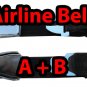 AIRLINE SEAT BELT EXTENDER FITS 100% AIRLINES LISTED A