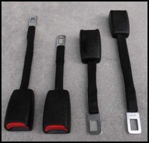 UNIVERSAL FLEXIBLE STEM SEATBELT EXTENDER 9-12 INCHES B