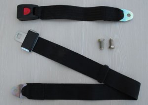 LAP BELT 2 POINT ADJUSTABLE REPLACE / REPAIR 54 INCHES!