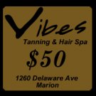 $50 Gift Certificate- Vibes Tanning and Hair Spa