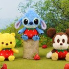 NEW! Disney Sega Strawberry Noco Noco Stitch Plush
