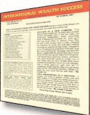 INTERNATIONAL WEALTH SUCCESS NEWSLETTER