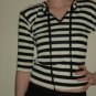 Vintage Black and white horizontal striped shirt