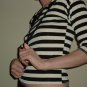 Vintage Black and white horizontal striped shirt