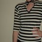 Vintage Black and white horizontal striped shirt