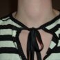 Vintage Black and white horizontal striped shirt