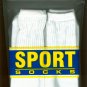 Men's White Tennis Socks, Irregulars (Pack of 6/prs) 20% OFF