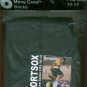 Mens 6 Pair SPORTSOX Black Crew Socks