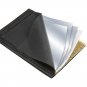 Embassy Black Solid Leather Passport Cover with RFID Security