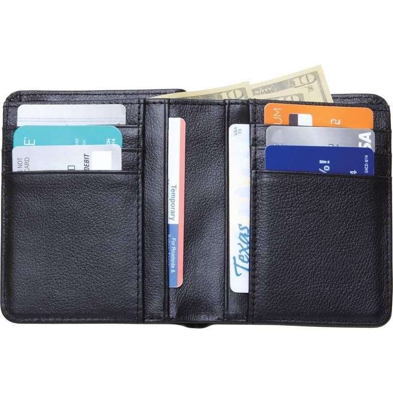 Embassy Men's Solid Buffalo Leather Wide and Slim Bi-Fold Wallet Sold Out