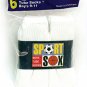 Boys Sport Sox  White Tube Socks 6-8 1/2