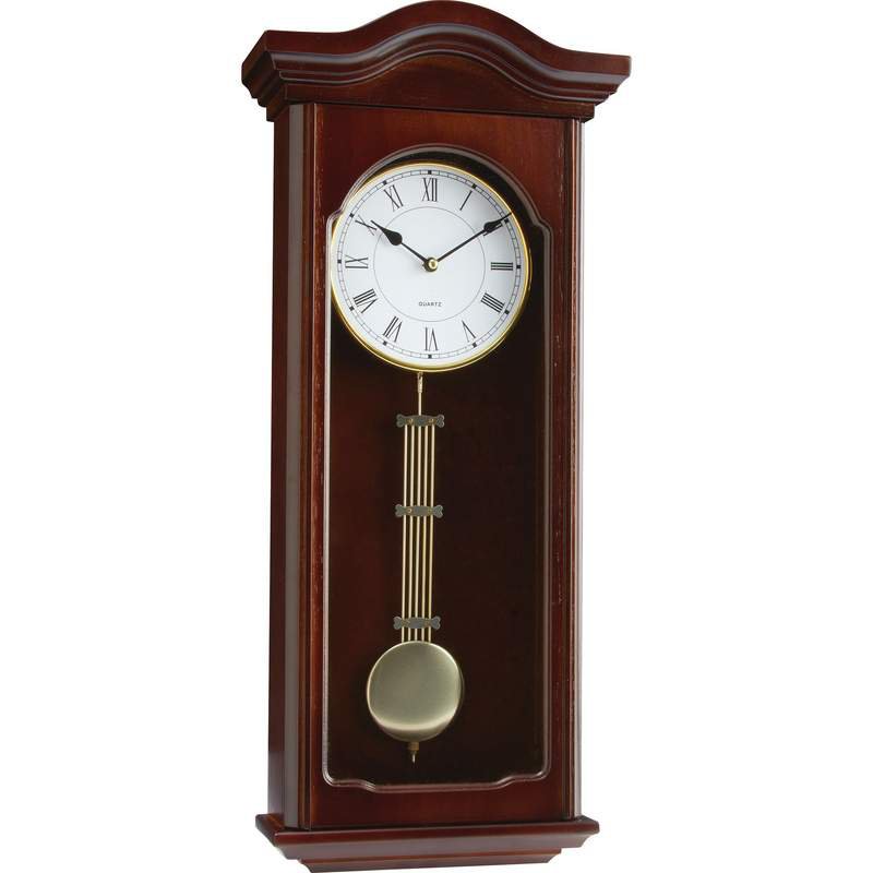 Kassel Quartz Pendulum Wall Clock with Youngtown Step Movement