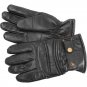 Solid Goat Leather Insulated Motorcycle Gloves - Size Medium