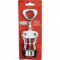 Maxam Kitchen Winged Corkscrew with Built-In Bottle Opener