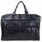 Maxam Italian Mosaic Design Leather Briefcase with Zippered Pockets
