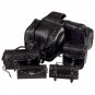Diamond Plate 6pc Black Heavy Duty Waterproof PVC Motorcycle Bag Set