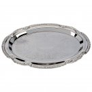 Sterlingcraft Nickel Plated 9-3/8" x 6-3/8" Oval Serving Tray