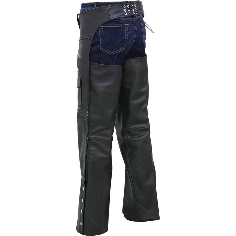 Rocky Mountain Hides Buffalo Leather Motorcycle Chaps XLarge