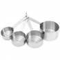 4pc T304 Stainless Steel Measuring Cup Set with Etched Markings