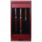 3pc Pen, Pencil and Letter Opener in a Wood and Glass Case