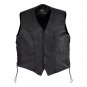 Buffalo Leather Vest With Conceal Carry Gun Pockets - Size 2X