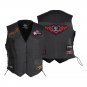 Rocky Mountain Hide Ladies Solid Buffalo Leather Vest - Size Extra-Large